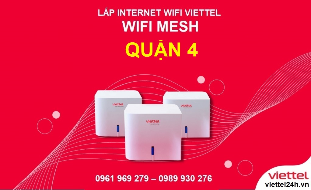 gắn cáp quang Viettel Quận 4