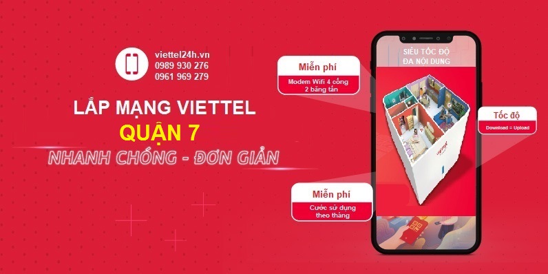 lắp mạng internet cáp quang wifi Viettel Quận 7